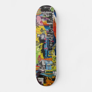 Kleurenstraat Graffiti-skateboard Persoonlijk Skateboard