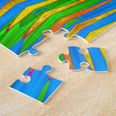 Kleurenstreaks- Legpuzzel (Zijkant)
