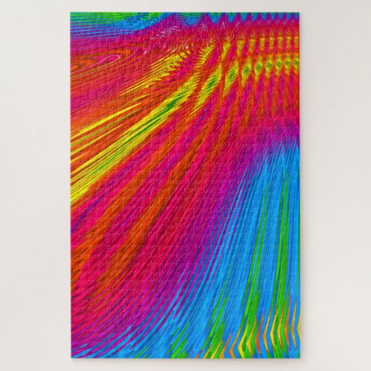 Kleurenstreaks- Legpuzzel (Verticaal)