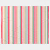 Kleurenstrepen 01 - horizontaal fleece deken (Voorkant (Horizontaal))