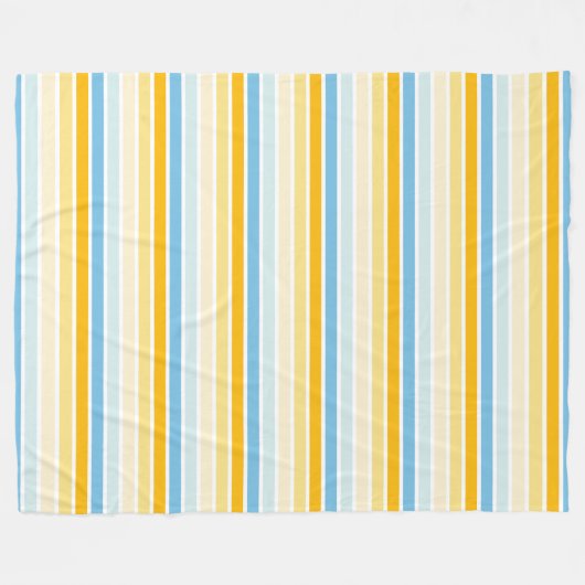 Kleurenstrepen 02 - horizontaal fleece deken (Voorkant (Horizontaal))