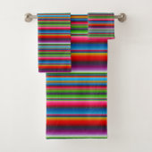 Kleurenstrepen Bad Handdoek (Insitu)