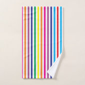 Kleurenstrepen Bad Handdoek (Handdoek)