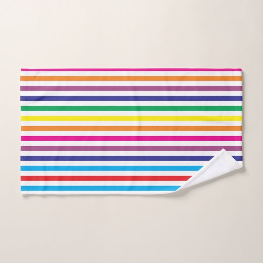 Kleurenstrepen Bad Handdoek (Handdoek)