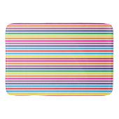 Kleurenstrepen Badmat (Voorkant)