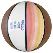 Kleurenstrepen Basketbal (Verticaal)