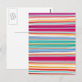 Kleurenstrepen Briefkaart (Voorkant / Achterkant)