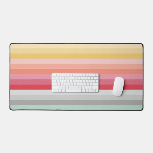 Kleurenstrepen Bureaumat (Keyboard & Muis)