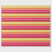 Kleurenstrepen Cadeaupapier (Vlak)