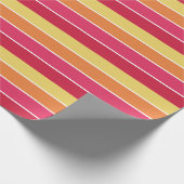 Kleurenstrepen Cadeaupapier (Hoek)