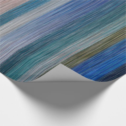 Kleurenstrepen Cadeaupapier (Hoek)