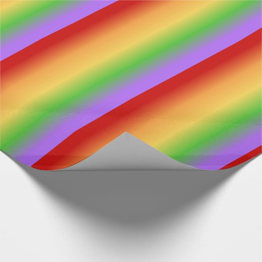 Kleurenstrepen Cadeaupapier (Hoek)