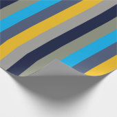 Kleurenstrepen Cadeaupapier (Hoek)