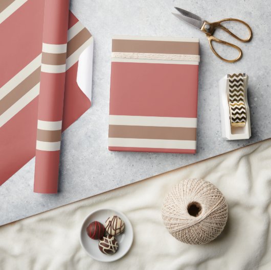 Kleurenstrepen Cadeaupapier (Crafts)