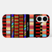 Kleurenstrepen Cool Case-Mate iPhone Case (Achterkant (horizontaal))
