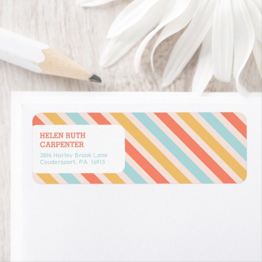 Kleurenstrepen Etiket (Insitu)