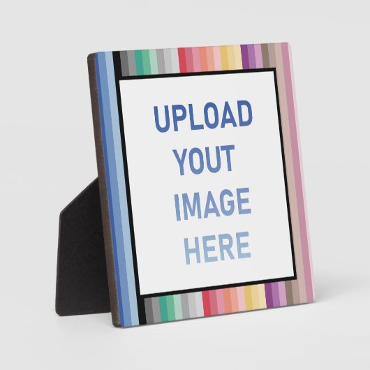 Kleurenstrepen Fotoplaat (Voorkant)