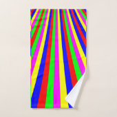 Kleurenstrepen Handdoek (Handdoek)