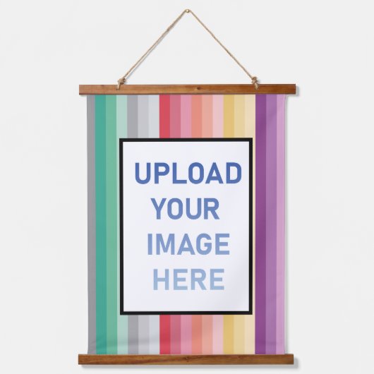 Kleurenstrepen Hangend Wandkleed (Voorkant)