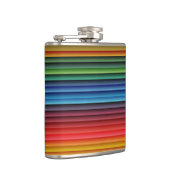 Kleurenstrepen Heupfles (Rechts)