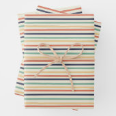 Kleurenstrepen Inpakpapier Vel (In situ)