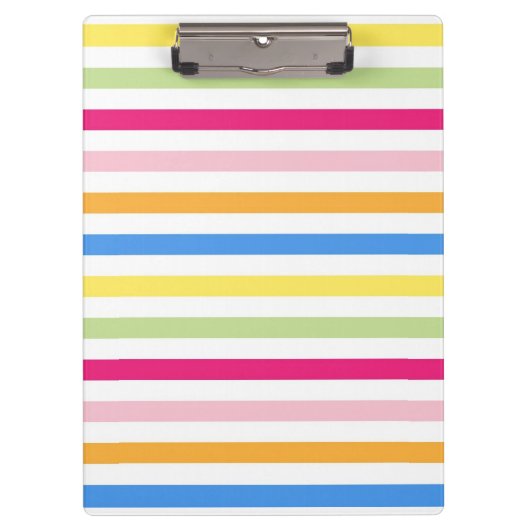 Kleurenstrepen Klembord (Voorkant)