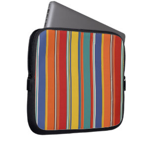 Kleurenstrepen Laptop Sleeve