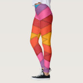 Kleurenstrepen Leggings (Links)