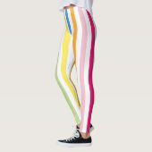 Kleurenstrepen Leggings (Links)