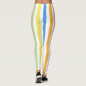 Kleurenstrepen Leggings (Achterkant)