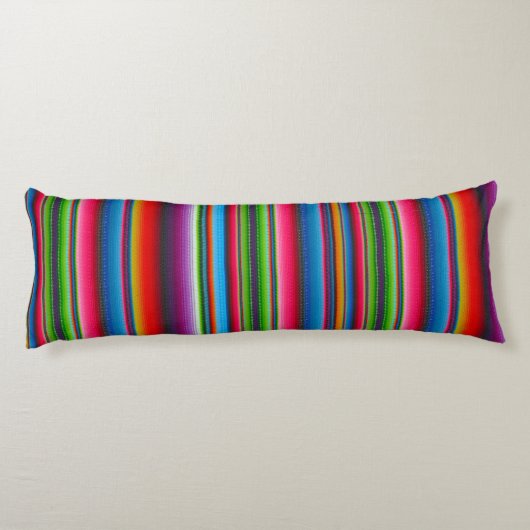 Kleurenstrepen Lichaamskussen (Achterkant)