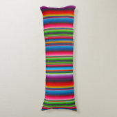 Kleurenstrepen Lichaamskussen (Voorkant Verticaal)