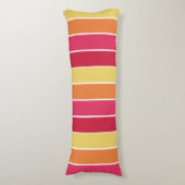 Kleurenstrepen Lichaamskussen (Voorkant Verticaal)