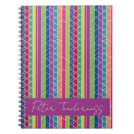 Kleurenstrepen Notitieboek (Voorkant)