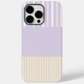 Kleurenstrepen - Pastel Roze, Geel en Paars Case-Mate iPhone Case (Achterkant)