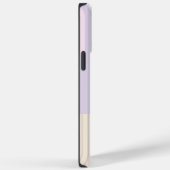 Kleurenstrepen - Pastel Roze, Geel en Paars Case-Mate iPhone Case (Achterkant / Rechts)