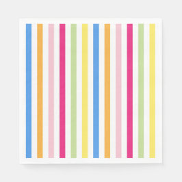 Kleurenstrepen Servet