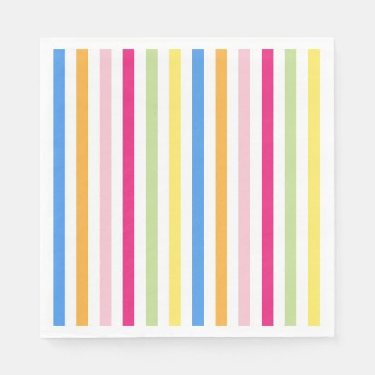 Kleurenstrepen Servet (Voorkant)