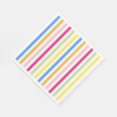 Kleurenstrepen Servet (Hoek)