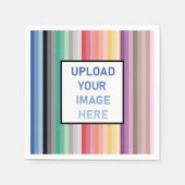 Kleurenstrepen Servet (Voorkant)