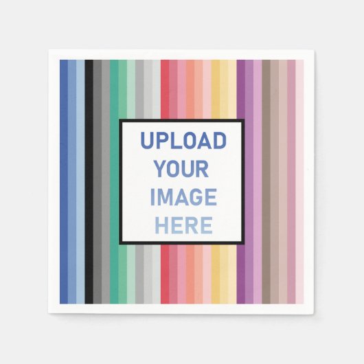 Kleurenstrepen Servet (Voorkant)