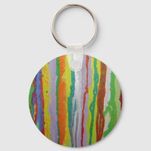 Kleurenstrepen Sleutelhanger (Voorkant)