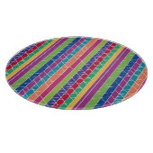 Kleurenstrepen Snijplank (Hoek)