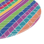 Kleurenstrepen Snijplank (Hoek)