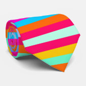 Kleurenstrepen Stropdas (Opgerold)