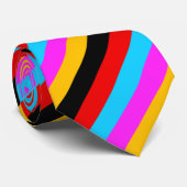 Kleurenstrepen Stropdas (Opgerold)