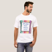 Kleurenstrepen T-shirt (Voorkant volledig)