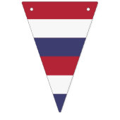 Kleurenstrepen van de vlag - Rood wit blauw Vlaggetjes (Eerste vlag)