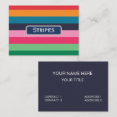 Kleurenstrepen Visitekaartje (Voorkant / Achterkant)