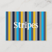 Kleurenstrepen Visitekaartje (Voorkant)